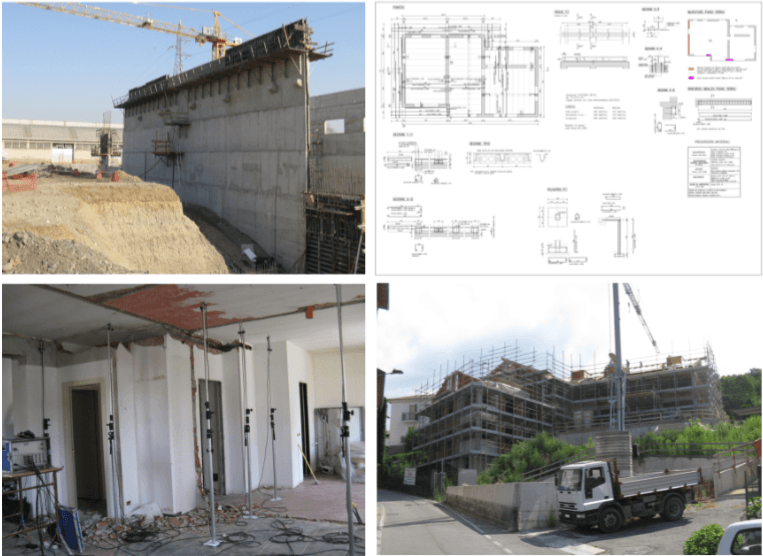 Progetto costruzione edificio Studio ingegneristico Tentori